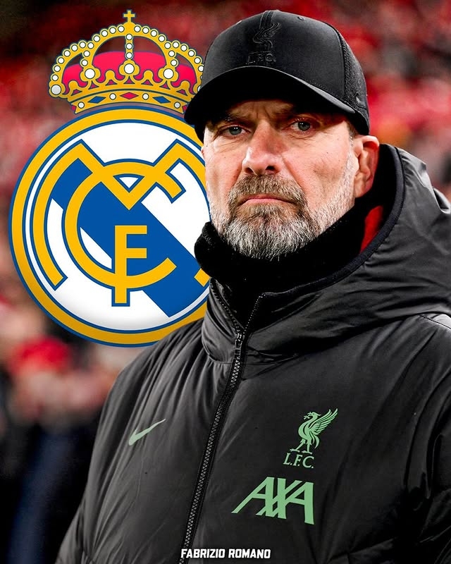 已拒皇马!罗马诺:克洛普在皇马颇受青睐,但目前没有谈判或协议